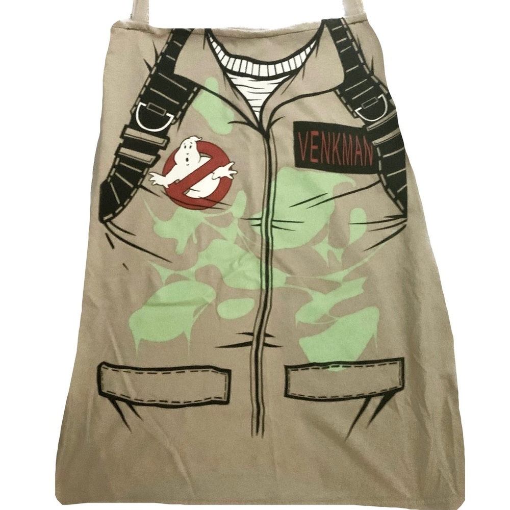 Ghostbusters Pinup Dress Halloween Graphic Tee Halter Costume Ghost Medium Movie - Picture 10 of 11